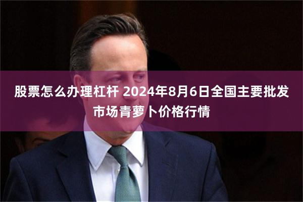 股票怎么办理杠杆 2024年8月6日全国主要批发市场青萝卜价格行情