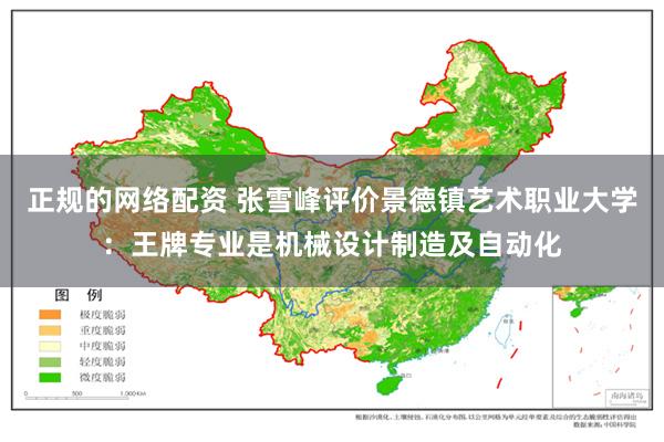 正规的网络配资 张雪峰评价景德镇艺术职业大学：王牌专业是机械设计制造及自动化