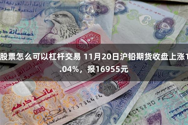 股票怎么可以杠杆交易 11月20日沪铅期货收盘上涨1.04%，报16955元